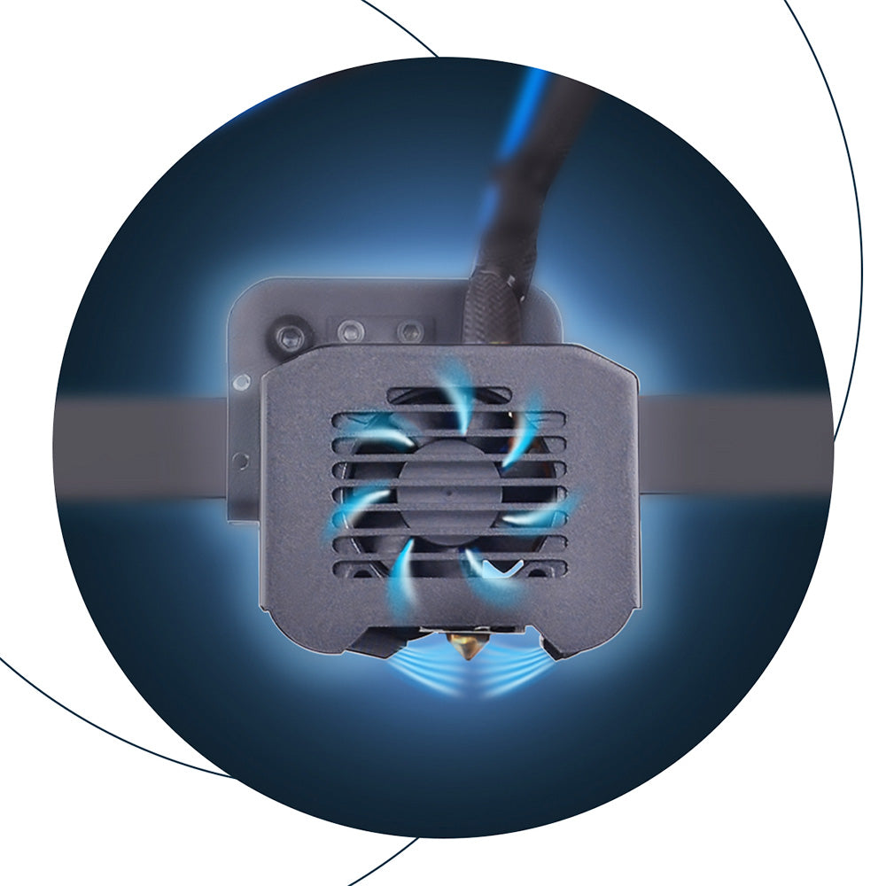 LONGER LK5 Pro 3D Printer Upgraded Edition, Dual Blower Fan, 90% Pre-Assembled, Silent Motherboard, 300*300*400mm