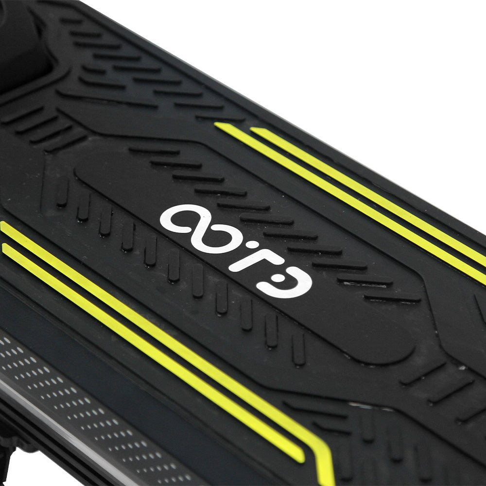 OOTD S10 Folding Electric Scooter 10 Inch Tires 1400W Motor 25km/h Max Speed 48V 20Ah Battery for 60-70km Range 120KG Max Load Disc Brake shock absorption IPX4 APP - Yellow