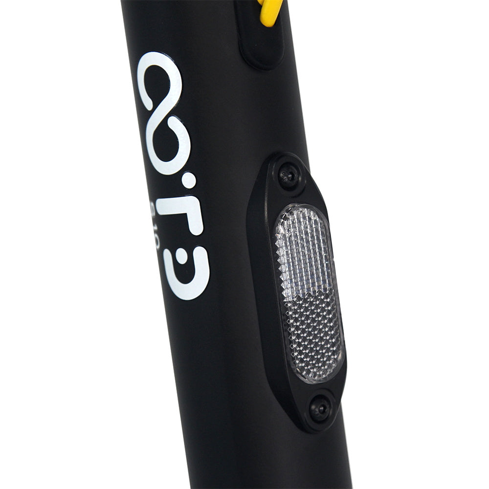 OOTD S10 Folding Electric Scooter 10 Inch Tires 1400W Motor 25km/h Max Speed 48V 20Ah Battery for 60-70km Range 120KG Max Load Disc Brake shock absorption IPX4 APP - Yellow