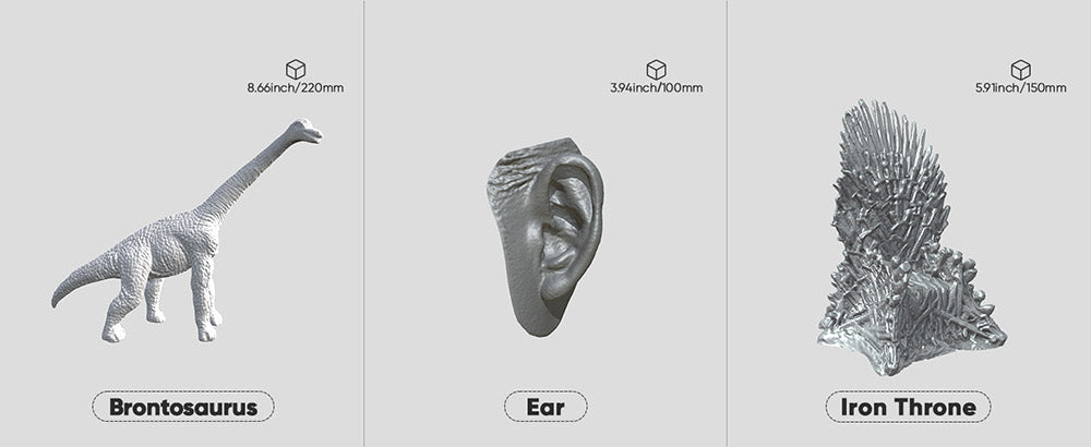 3D skener 3DMakerpro Seal Lite, presnosť 0,02 mm, rozlíšenie 0,07 mm, objektívy s protisklzovou technológiou, 10 snímkov za sekundu, vizuálne sledovanie