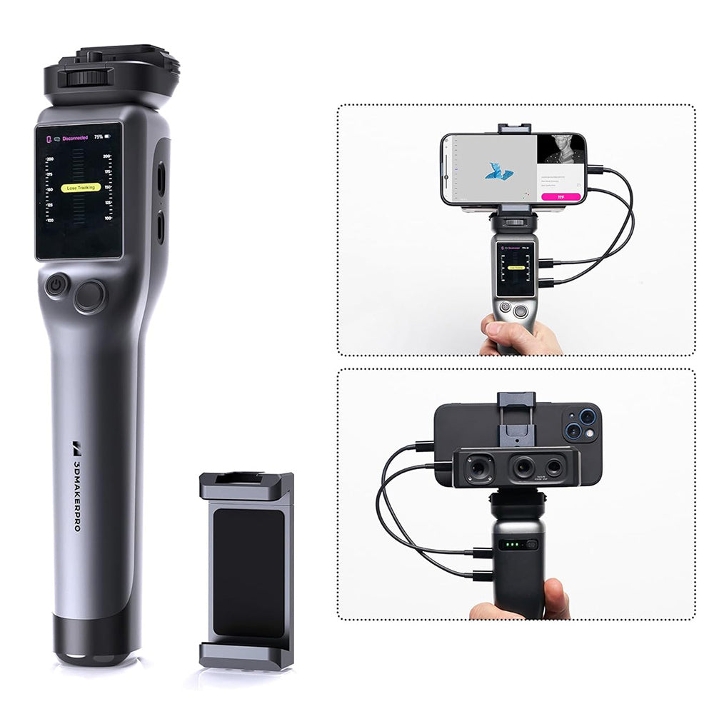 Inteligentný úchop 3DMakerpro pre 3D skener Seal/Seal Lite/Moose/Moose Lite