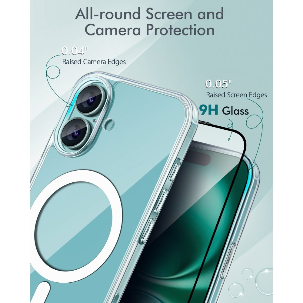 3inuS S61 Ochranný obal a ochranná fólia na obrazovku pre iPhone 16