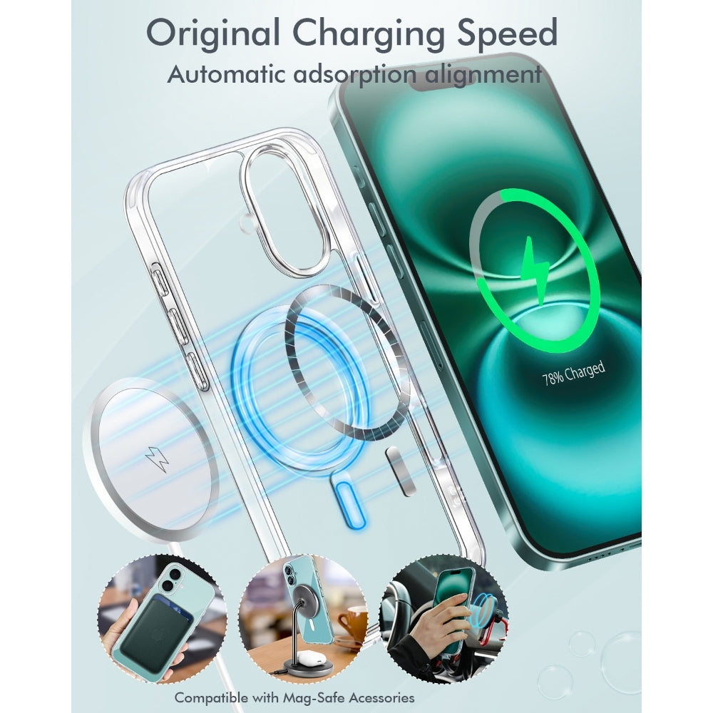 3inuS S61 Ochranný obal a ochranná fólia na obrazovku pre iPhone 16