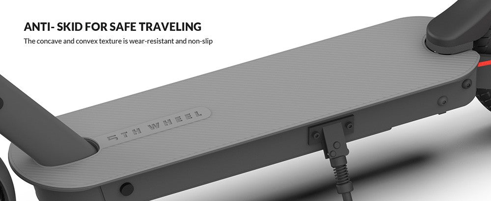 Elektromobilný skúter 5TH WHEEL V30 Pro, 10" plástvový pneumatik, 350W predný motor (MAX 520W), max. rýchlosť 18 mph, 36V 7,5Ah batéria.