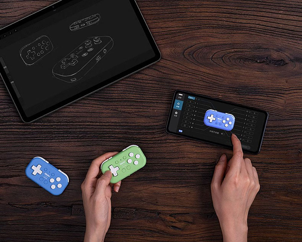 8BitDo Micro Bluetooth Gamepad – zelený