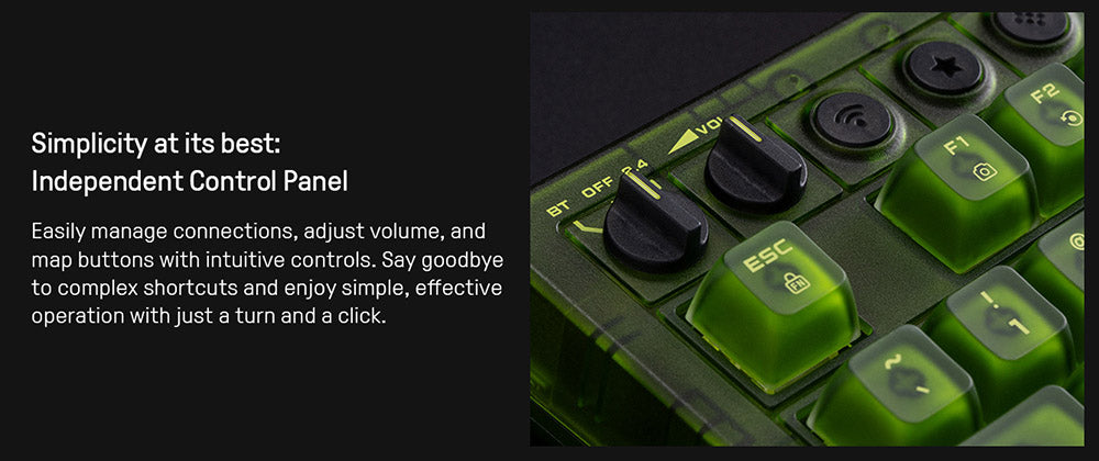 8BitDo Retro 87 Mechanická klávesnica Xbox Edition, 87 kláves, RGB podsvietenie, PCB s možnosťou výmeny za chodu, pripojenie cez Bluetooth/2.4G/USB-C, bezdrôtová herná klávesnica pre Windows a Android