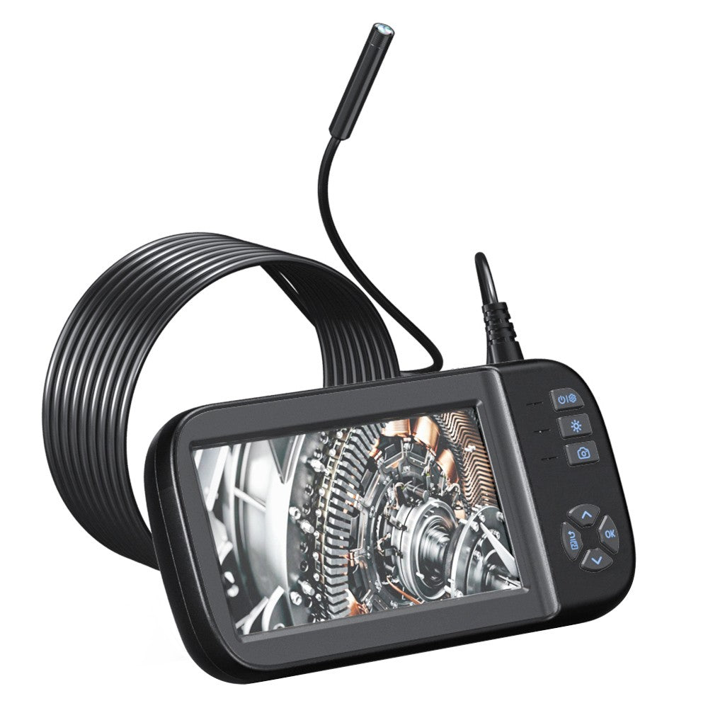 ANESOK 451 Handheld Endoscope with Stand, 4.5 inch IPS Screen, Single Lens, 2 Megapixels, 3 Hours Working Time, 1m Cable, 6 LEDs, IP67 Waterproof
