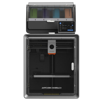 Anycubic Kobra S1 Combo 3D Printer, Up to 8-Color Printing, Ace Pro Color Engine, 600mm/s Ultra-Fast Speed, Auto-leveling, 320&#176;C Hotend, 44dB Ultra-Quiet, CoreXY Construction, 250*250*250mm
