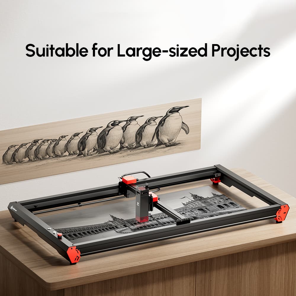AlgoLaser Alpha Laser Engraver Extension Kit, 400*850mm (157.5*334.6inch)