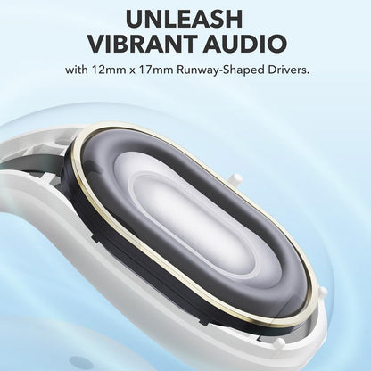 Anker Soundcore C30i Open-ear Clip-on Earbuds, Bluetooth 5.3, IPX4 Water-Resistant, Up to 30 Hours Playtime - White
