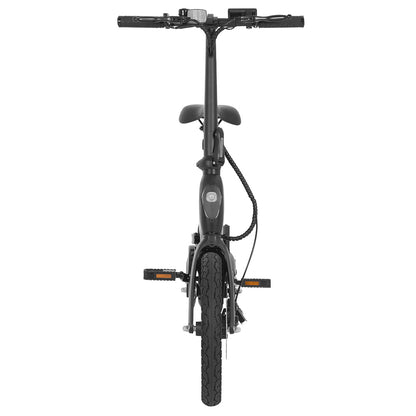 DYU A16 Electric Bike, 250W Motor, 36V 10Ah Battery, 16-inch Tire, 25km/h Max Speed, 55km Range, Dual Disc Brakes - Black