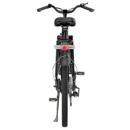 ESKUTE ES-28-LJ Electric Bike, 250W BAFANG Motor, 36V 20Ah Battery, 28*1.75&#39; Tires, 25km/h Max Speed, 120km Range, SHIMANO 7-speed, Hydraulic Suspension Front Fork - Black