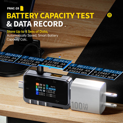 FNIRSI FNAC-28 2in1 Type-C USB Tester