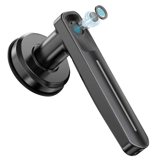 Geek Chef GeekTale L-B01 Fingerprint Door Lock with Handle, Biometric Smart Keyless Door Knob, Fit Left and Right Open Door