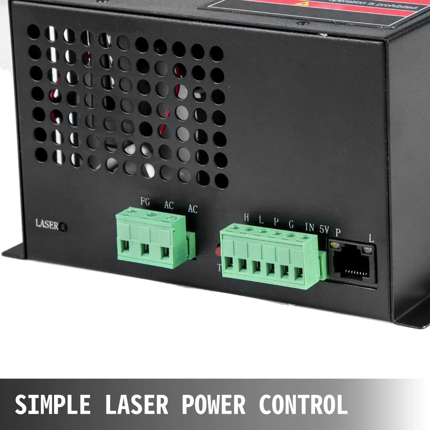 VEVOR CO2 laserový spínač napájania AC110V / AC220V 50W 80W 100W Malý a ľahký pre laserové gravírovacie zariadenie na rezanie rúr, predaj