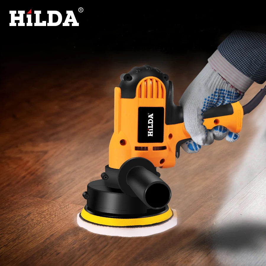 Elektrická leštička áut HILDA Autoleštička Autoleštička s nastaviteľnou rýchlosťou Brúsenie Voskové náradie Príslušenstvo do auta Powewr Tools