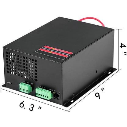 VEVOR CO2 laserový spínač napájania AC110V / AC220V 50W 80W 100W Malý a ľahký pre laserové gravírovacie zariadenie na rezanie rúr, predaj