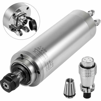 VEVOR 2.2KW 3KW Vodou chladené súpravy vretenového motora 220V vysokorýchlostné ER20 klieštiny 3 ložiská pre CNC frézku na gravírovanie