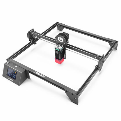 LONGER RAY5 5W Laser Engraver, 32-Bit Chipset, WIFI Connection, 3.5&quot; Touch Screen &amp; Offline Carving, 0.08x0.08mm Spot, 10000mm/min Max Speed, 400mmx400mm