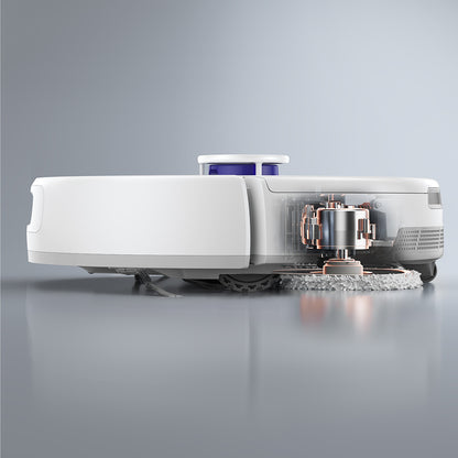 Narwal Freo Z Ultra Robot Vacuum and Mop with Base Station, 12,000Pa Power, Self-Empty, Dual-camera, Zero-Tangling, 120-day Maintenance-Free, Auto Mop Lifting To 12mm, Tri-Laser Obstacle Avoidance, AI-Adaptive Hot Water Washing &amp; Drying - White