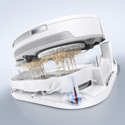 Narwal Freo Z Ultra Robot Vacuum and Mop with Base Station, 12,000Pa Power, Self-Empty, Dual-camera, Zero-Tangling, 120-day Maintenance-Free, Auto Mop Lifting To 12mm, Tri-Laser Obstacle Avoidance, AI-Adaptive Hot Water Washing &amp; Drying - White