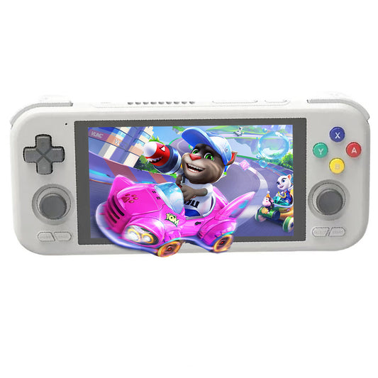 Retroid Pocket 4 Pro Game Console, 4.7-inch Touchscreen, 8GB RAM 128GB Storage, Android 13, Wifi 6 Bluetooth 5.2, Moonlight Streaming - Grey