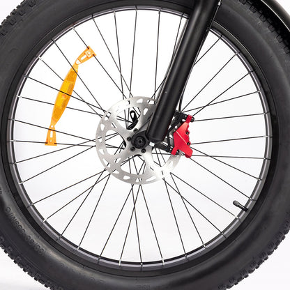 Ridstar H26 Pro Electric Bike, 26*4.0 inch All-terrain Fat Tires 1000W Motor 48V 23Ah Battery 58km/h Max Speed 120km Max Range Oil Brake