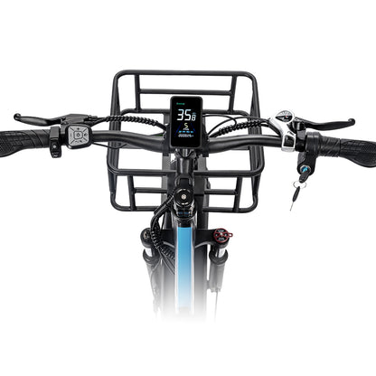 Ridstar MN26 Electric Bike, 750W Motor 26*4.0&#39; Fat Tire, 48V 20Ah Battery, 58km/h Max Speed, 90km Max Range, Shimano 7-speed, Mechanical Disc Brake