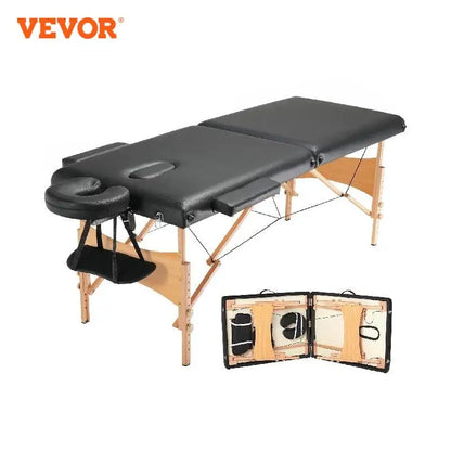Prenosný masážny stôl VEVOR, skladací, ľahké, nastaviteľné tetovacie lôžko do salónu pre masážne centrum Spa Therapy Clinic Home Beauty