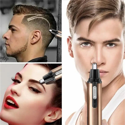 Zastrihávač chĺpkov v nose Holiaci strojček na chĺpky v nose Zastrihávač chĺpkov v uchu a v nose Bezbolestný akumulátorový elektrický holiaci strojček v nose pre mužov Nožnice na vlasy v nose