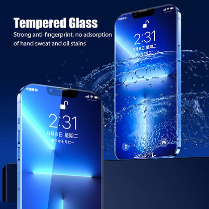 4 ks tvrdeného skla pre iPhone 14 13 12 11 Pro Max Ochranné sklo na iPhone 11 13Mini 7 8 14 Plus SE X XS XR 14Pro Glass