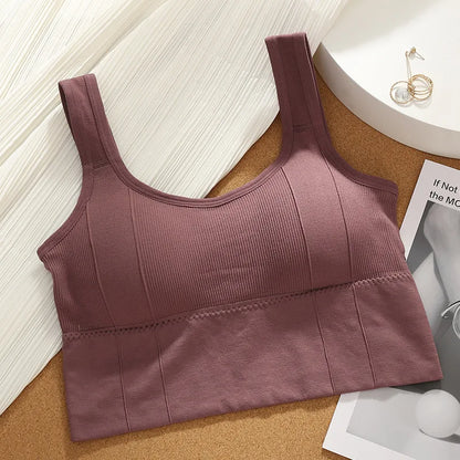 Priedušná športová podprsenka proti potu Fitness top Ženy Bezšvová podprsenka na jogu Nárazuvzdorná Crop Top Športová podprsenka Push Up Top Telocvičňa