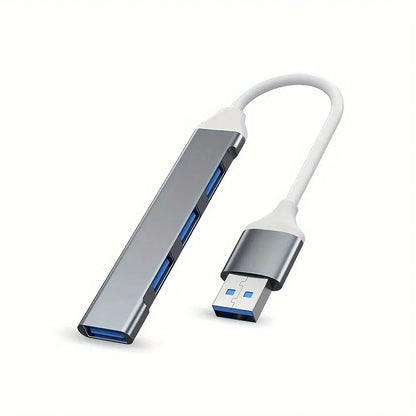 Zvýšte svoju produktivitu s týmto rozbočovačom USB C 4 v 1 – kompatibilný s MacBook, Mac Pro, Mac Mini, IMac, Surface Pro, XPS, PC, Fla