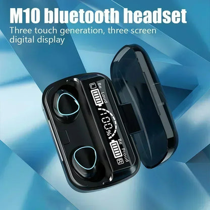 Slúchadlá Bluetooth M10 Handfree s LED displejom Slúchadlá Bluetooth HiFi Stereo hudba Bezdrôtové slúchadlá do uší Vodotesné herné slúchadlá