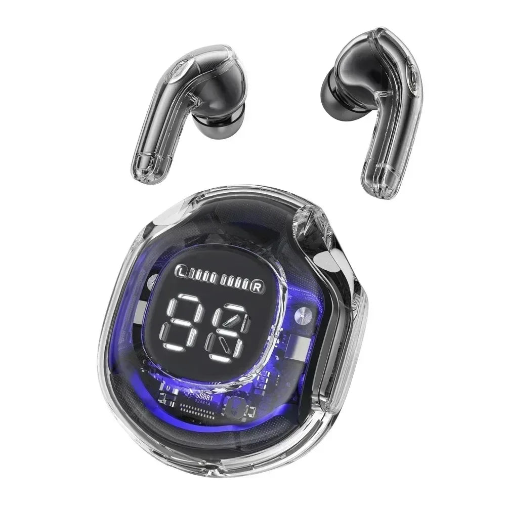 Bezdrôtové slúchadlá do uší T8 PRO Tws Bluetooth s digitálnym LED displejom pre slúchadlá Xiaomi Huawei iPhone