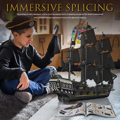 MOLD KING 13138 Stavebnice pirátskych lodí Stavebnica lietajúcich lodí Dutchmans pre dospelých Deti Tehly Hračky Vianočné darčeky