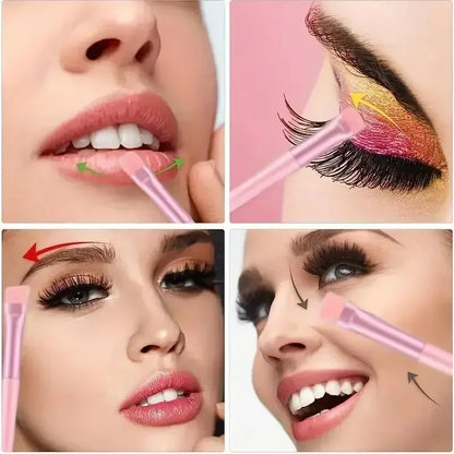 13ks prémiových syntetických nylonových štetinových štetcov na make-up – mäkké, jemné a bez krutosti pre bezchybný podklad, lícenku, púder,