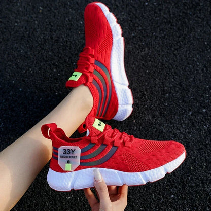 Ženy Vulkanizované Topánky Tenisky Ľahké Letné Žena Neformálne Športová obuv Priedušné Jogging Tréneri Vychádzkové tenisky