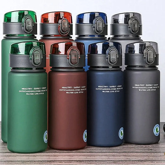 Značka BPA Free Leak Proof Športová fľaša na vodu Vysoká kvalita Tour Turistika Prenosné Moje obľúbené fľaše na nápoje 400 ml 560 ml