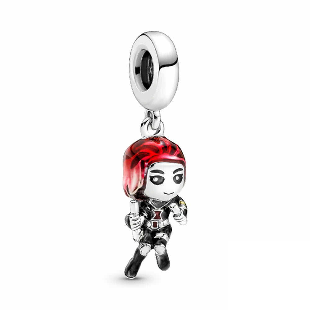 Disney Stitch Marvel Rescuer Korálky Star Charms Wars pre originál Pandora 925 mincový strieborný náramok náhrdelník pre ženy šperky