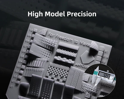 ANYCUBIC Najnovšia HD šedá živica 405nm UV živica pre Photon 3D tlačiareň Vysoko presná UV fotopolymérová živica