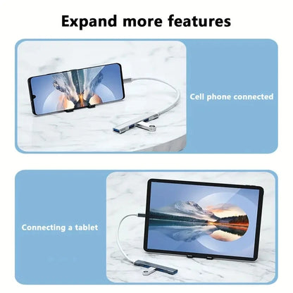 USB HUB 3.0 Extender Adaptér na rozdeľovanie portov OTG Dokovacia stanica pre telefón Macbook Pro 13 15 Air PC prenosný počítač Hub