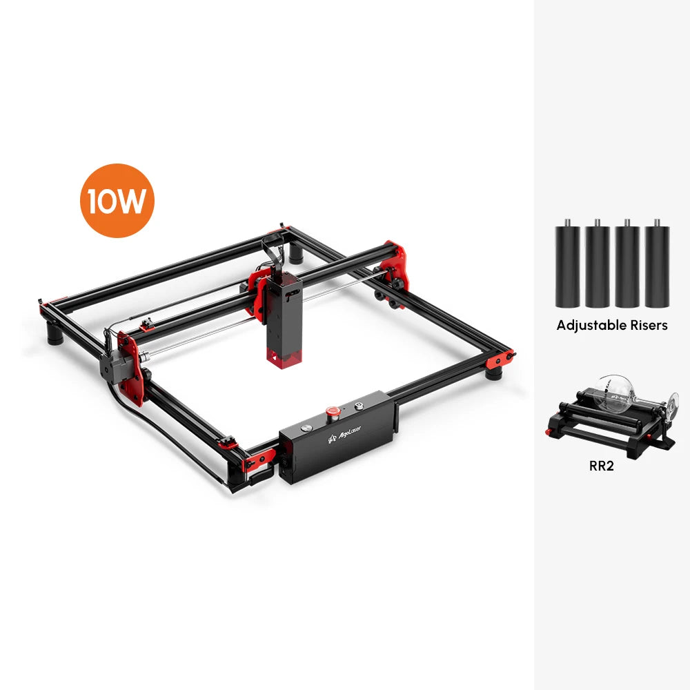 NOVINKA AlgoLaser High Power Mini Laser Grave 40x40CM Carving Area Urob si sám laserový rytec CNC rezanie kovov laserom s ovládaním pomocou aplikácie