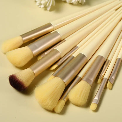 Sada 13 ks štetcov na líčenie Eye Shadow Foundation Women Kozmetický štetec na lícenku na očné tiene Beauty Soft Make Up Tools Bag
