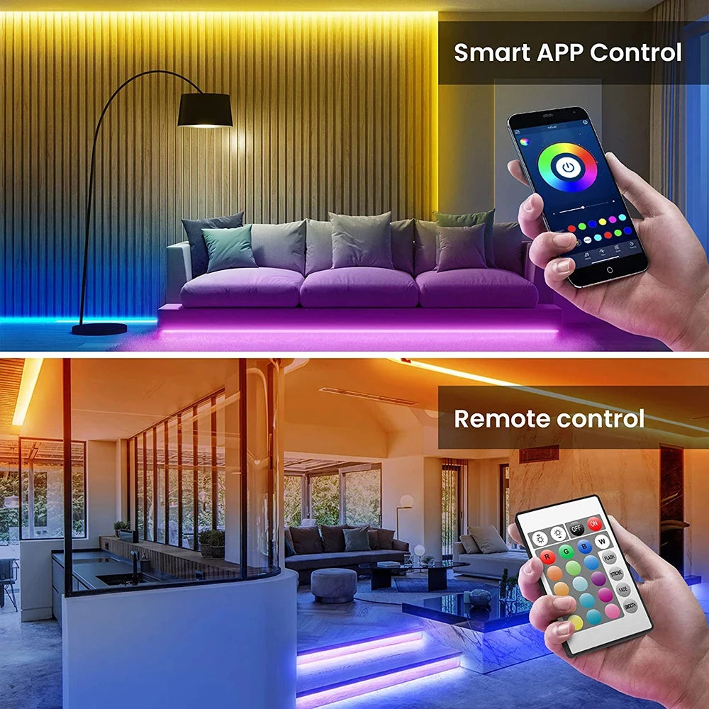 5V RGB 5050 LED svetelný pás USB infračervené diaľkové ovládanie Flexibilná lampa Páska Páska Dióda Pre Festival Party TV Stôl Spálňa