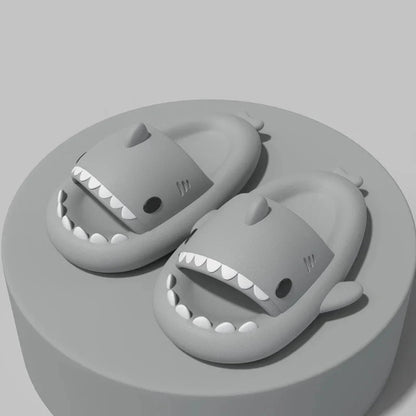 Detské Papuče Mäkká podrážka Cartoon Shark Papuče Ženy Muž Halové Vonkajšie EVA Protišmykové papuče pre detskú obuv Sandále