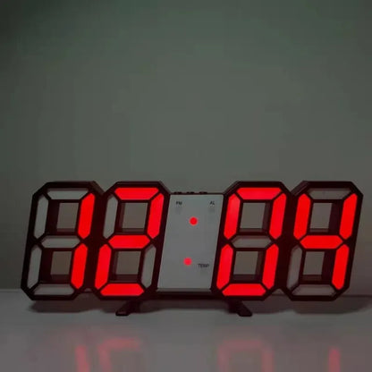 3D mini hodiny LED digitálne nástenné hodiny Stolové hodiny Elektronický budík Hodiny do obývačky Nástenné hodiny pre domácich majstrov