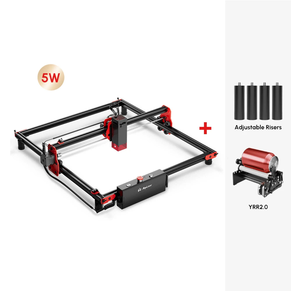 NOVINKA AlgoLaser High Power Mini Laser Grave 40x40CM Carving Area Urob si sám laserový rytec CNC rezanie kovov laserom s ovládaním pomocou aplikácie