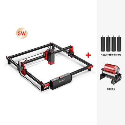 NOVINKA AlgoLaser High Power Mini Laser Grave 40x40CM Carving Area Urob si sám laserový rytec CNC rezanie kovov laserom s ovládaním pomocou aplikácie