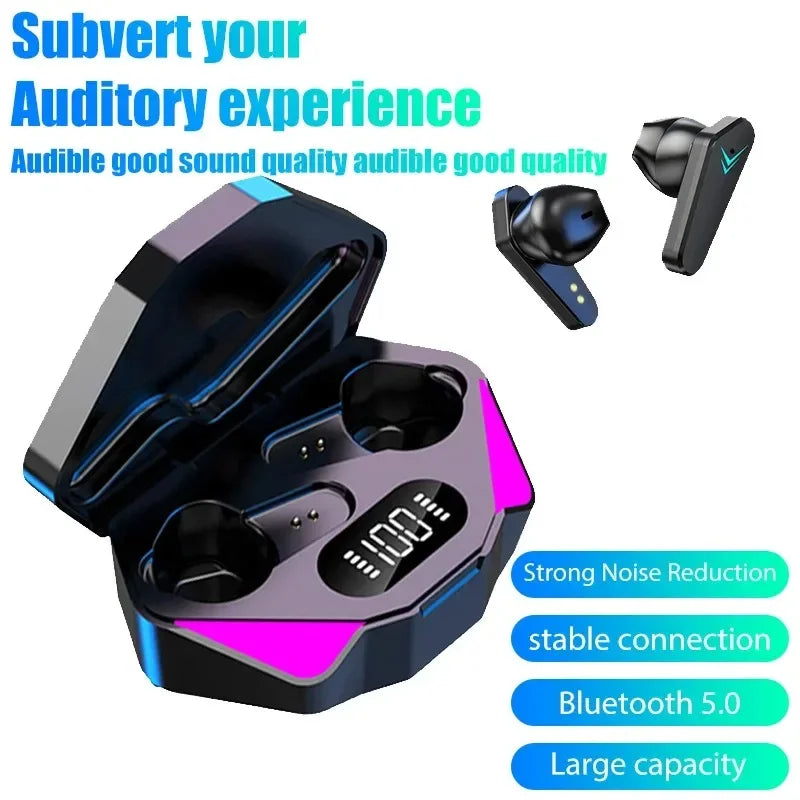 X15 TWS bezdrôtové slúchadlá Bluetooth slúchadlá 65 ms s nízkou latenciou Esport Gaming Headset Gamer s mikrofónom pre Xiaomi iPhone